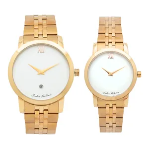 ست ساعت مچی عقربه ای  زنانه و مردانه ژول فابین مدل JFG531 JFG532 ORIGINAL