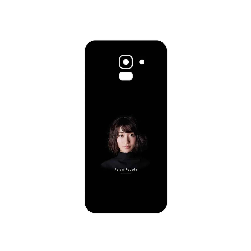برچسب پوششی ماهوت مدل Portrait of an Asian Woman مناسب برای گوشی موبایل سامسونگ Galaxy J6