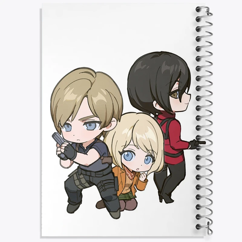 دفتر نقاشی 50 برگ خندالو طرح بازی رزیدنت اویل (Resident Evil) کد 31665