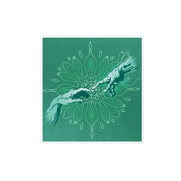 استیکر لپ تاپ ماسا دیزاین طرح دست مدل STKJO