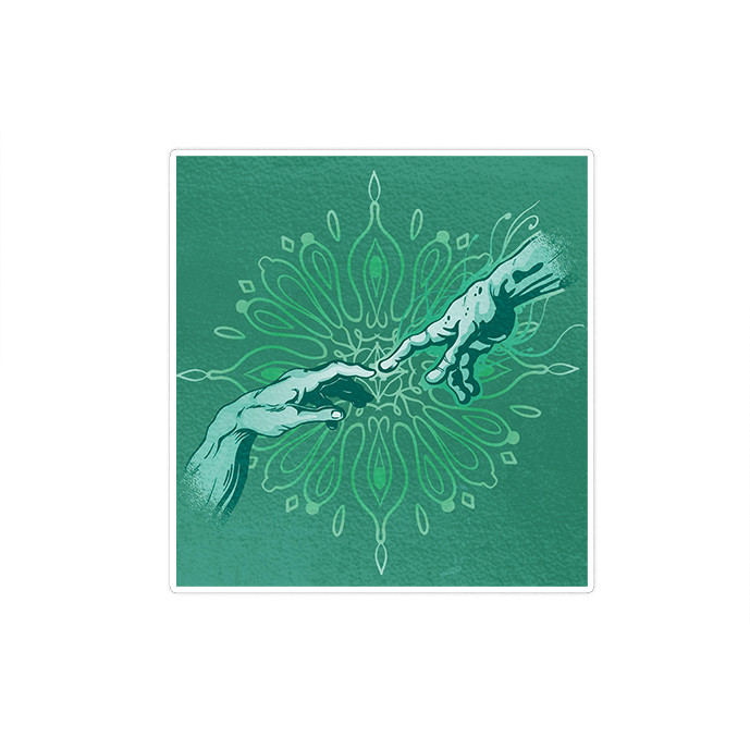 استیکر لپ تاپ ماسا دیزاین طرح دست مدل STKJO