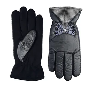 دستکش زنانه مدل pa4445  رنگ نقره ای