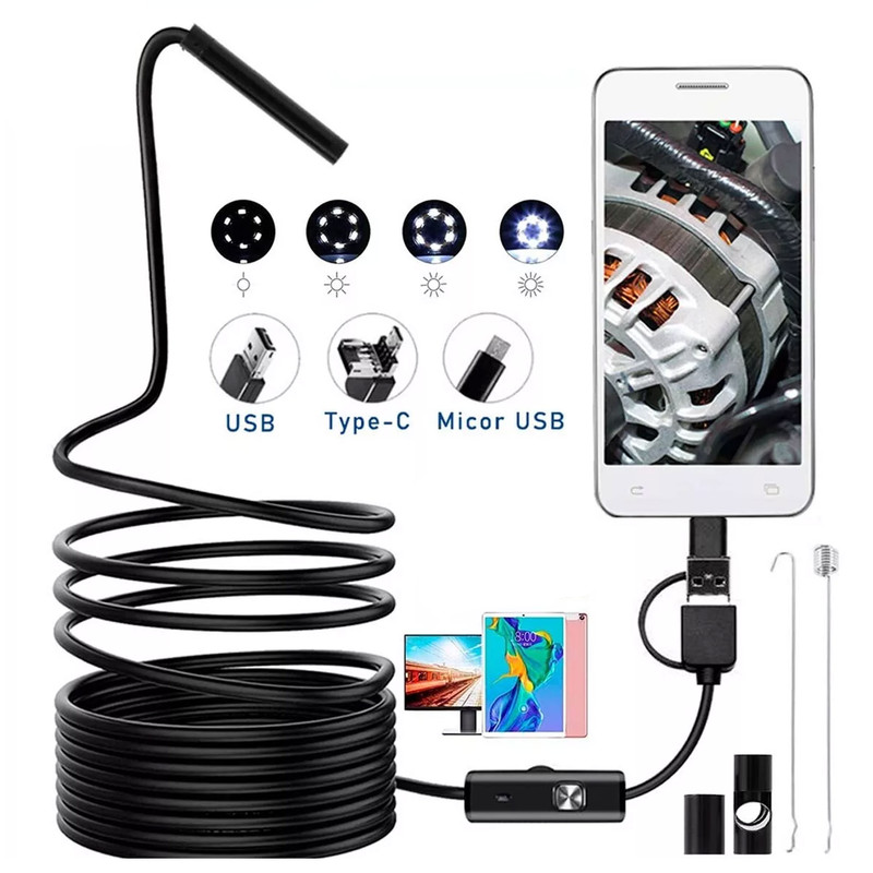 دوربین آندوسکوپی مدل اتوفوکوس ضدآب کد 5MP FULL HD