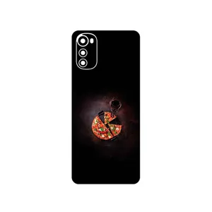 MAHOOT Pizza Cover Sticker for Motorola Moto E32s