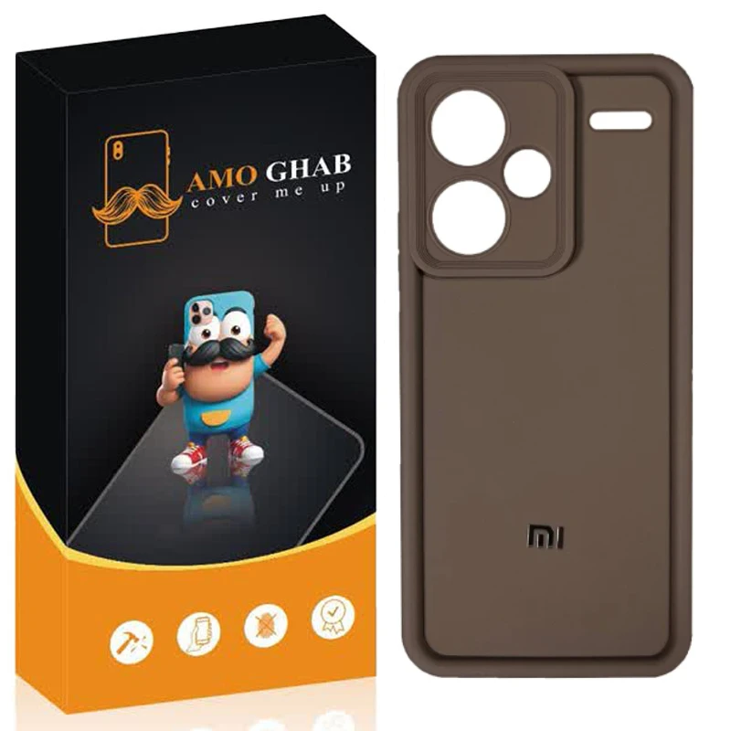 کاور عمو قاب مدل سیلیکونی سولید مناسب برای گوشی موبایل شیائومی Redmi Note 13 Pro Plus