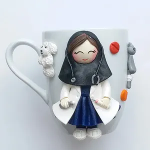 ماگ سرامیکی مدل دختر عروسکی L969