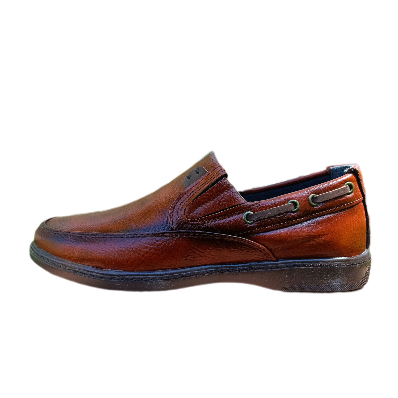 کفش مردانه مدل آرتین کشی کد p.a.t رنگ عسلی