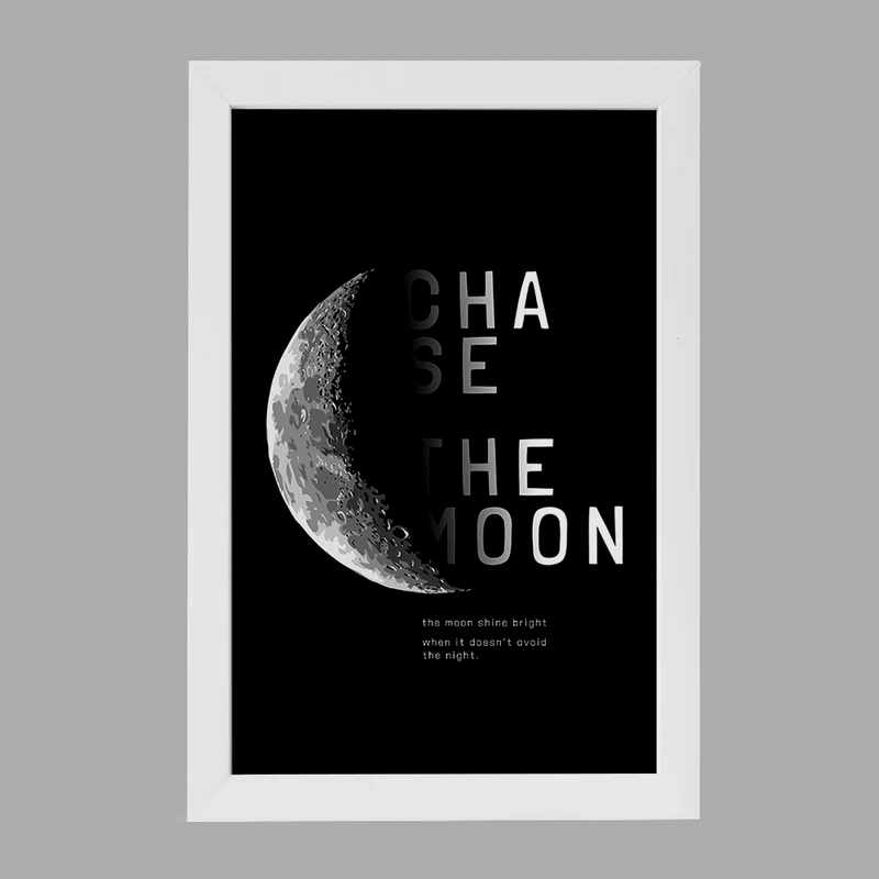 تابلو خندالو مدل ماه (Moon) کد F1547