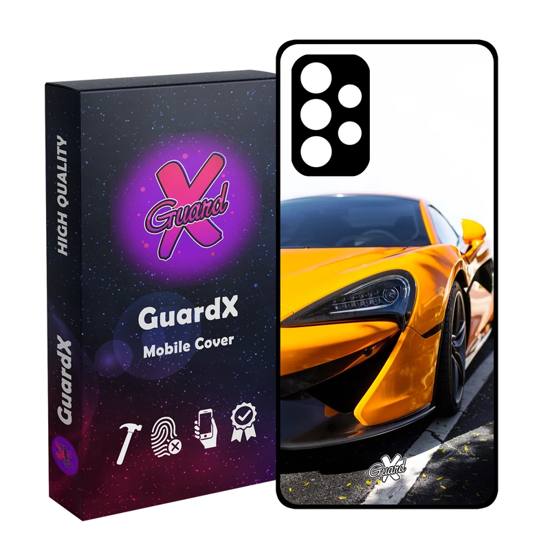 کاور گارد ایکس طرح خودرو مدل Glass10193 مناسب برای گوشی موبایل سامسونگ Galaxy A32 4G