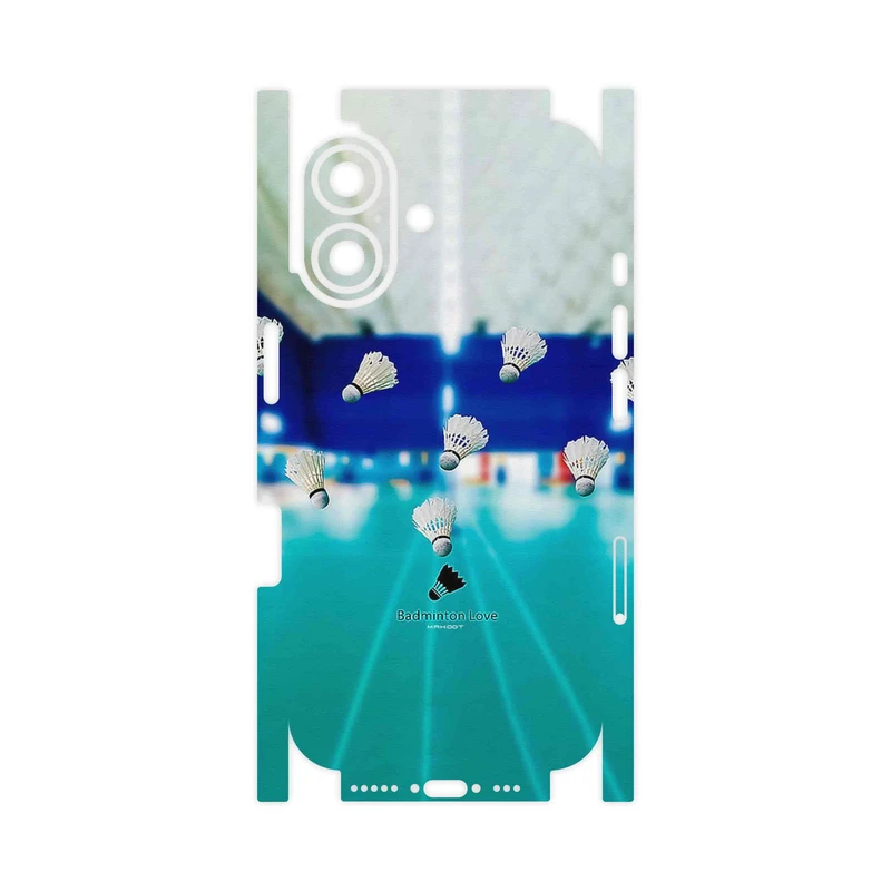 برچسب پوششی ماهوت مدل Badminton-FullSkin مناسب برای گوشی موبایل اپل iPhone 16