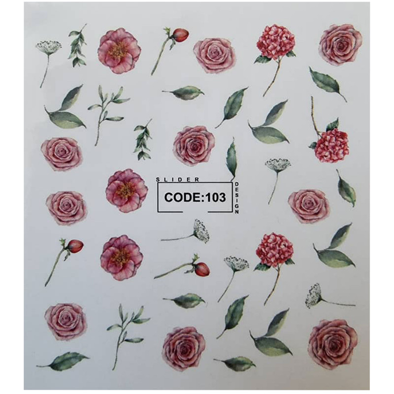 اسلایدر ناخن مدل CODE103