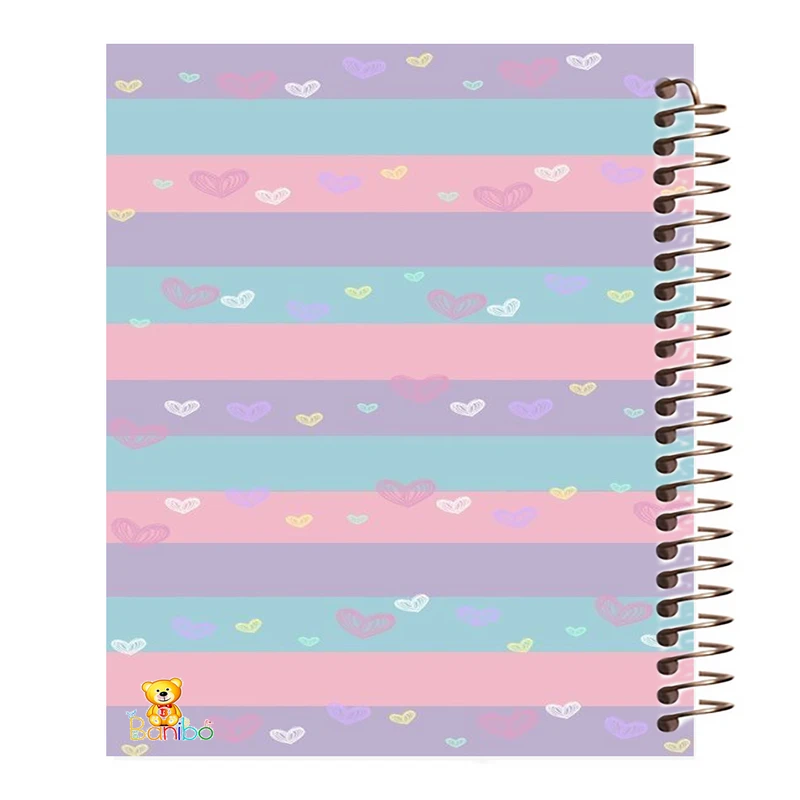 دفتر نقاشی 50 برگ بانیبو مدل قلب کد 818