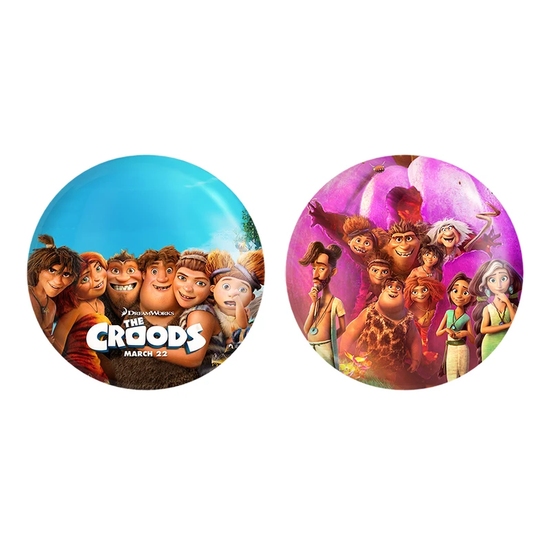 مگنت خندالو طرح غارنشینان عصر جدید کد 48014802 مجموعه 2 عددی