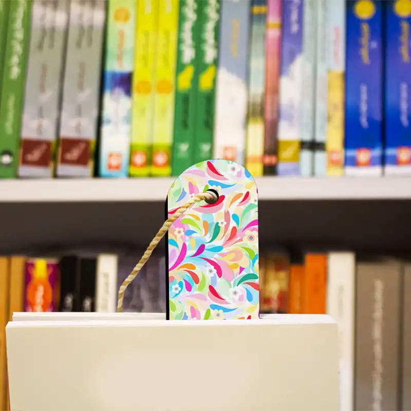 نشانگر کتاب ترمه طراحان ایده مدل ماهی رنگی کد cfp044