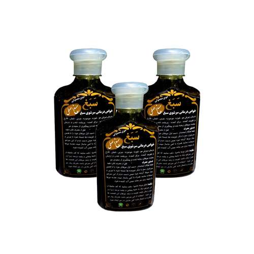 شامپو تقویت کننده و ترمیم کننده مو سبغ مدل 001 حجم 250 میلی لیتر مجموعه 3 عددی