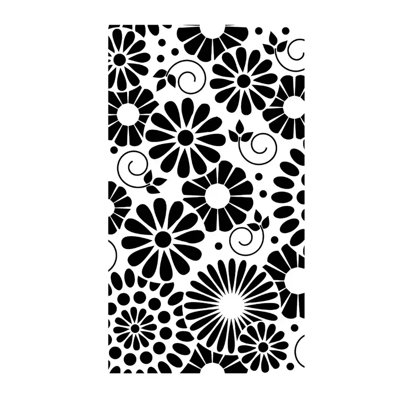 شابلون باتیس آرت طرح گل کد 50-454