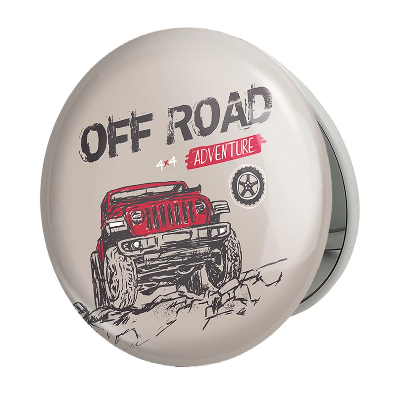آینه جیبی خندالو طرح آفرود Off Road مدل تاشو کد 26301 