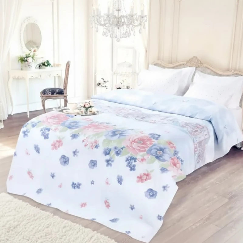 سرویس روتختی 2 نفر 4 تکه مادام کوکو مدل Flowers 