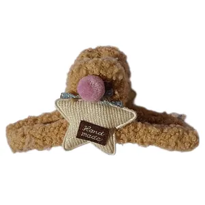 کلیپس مو زنانه مدل ستاره پشمی