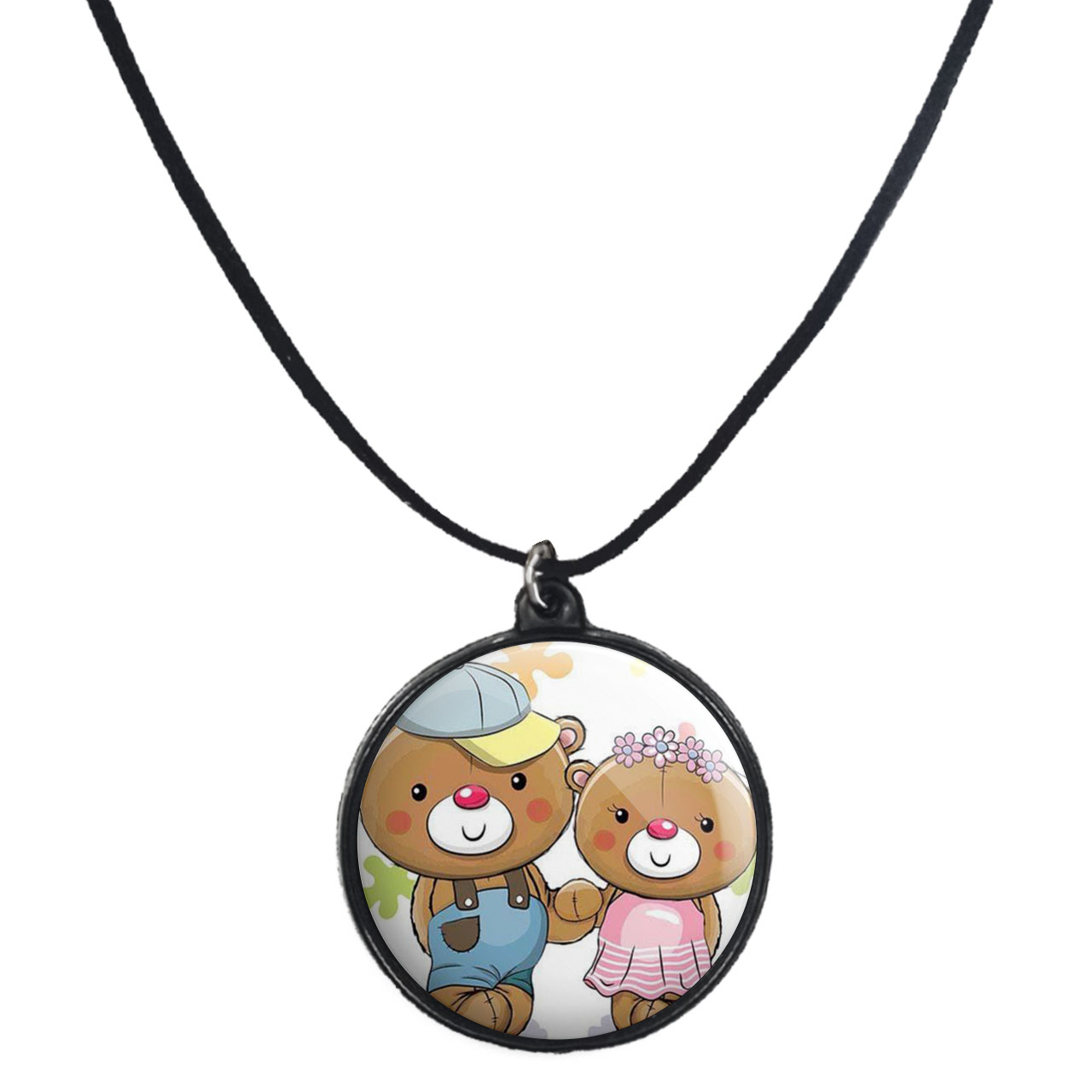 گردنبند پرمانه طرح عاشقانه کد pmb.7065 مدل دو طرفه