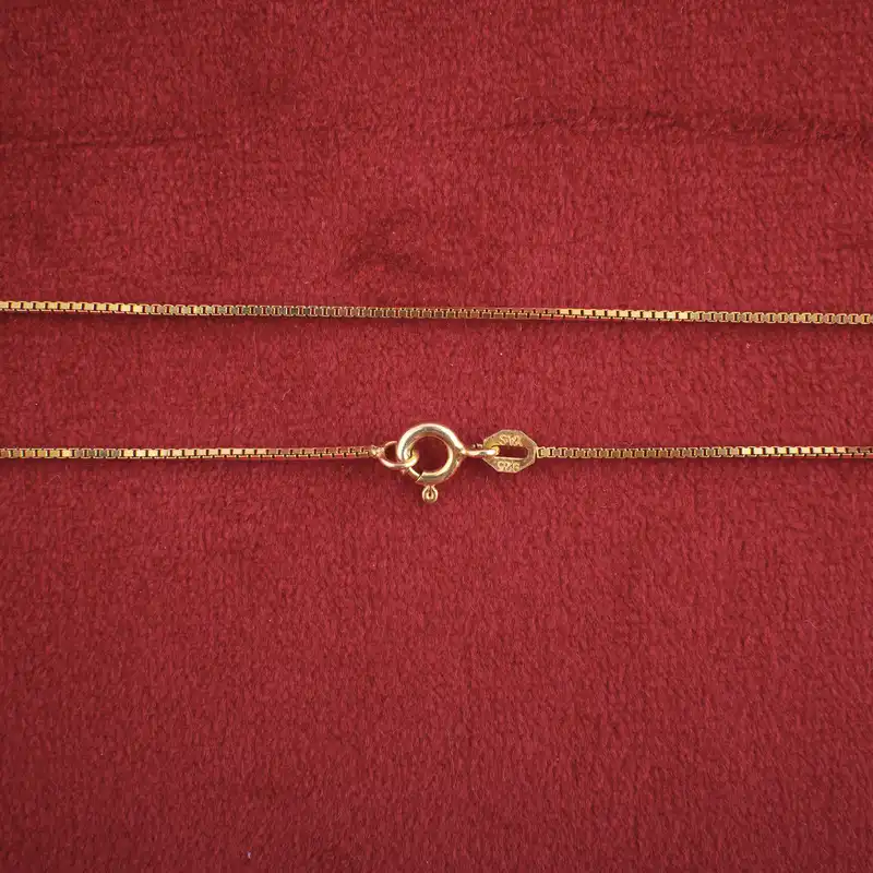 زنجیر نقره زنانه آمیتیس مدل ونیزی کد AVN-Z78