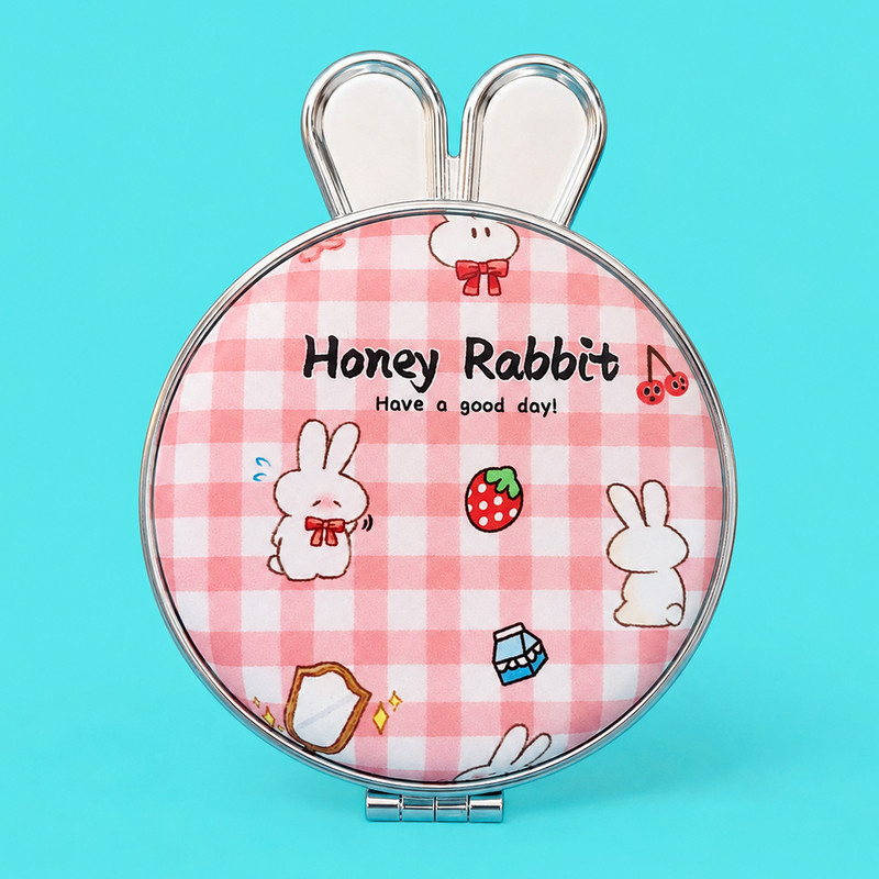 آینه آرایشی جیبی مدل Bunny