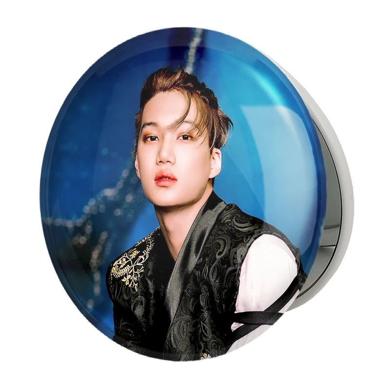 آینه جیبی خندالو طرح کای گروه اکسو EXO مدل تاشو کد 13398 