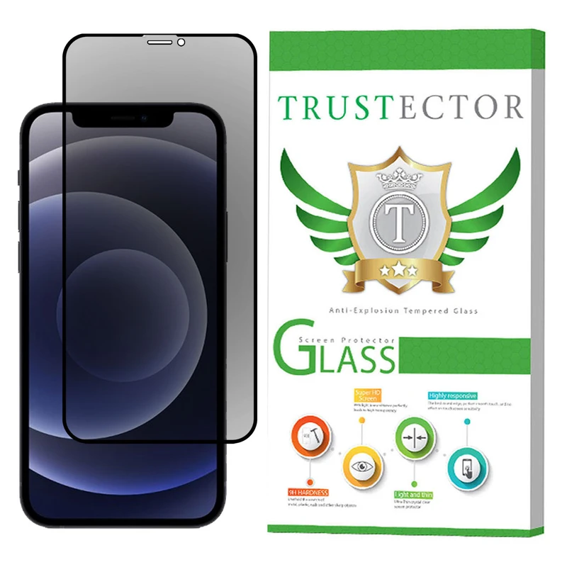 محافظ صفحه نمایش حریم شخصی تراستکتور مدل PRF-T مناسب برای گوشی موبایل اپل iPhone 12