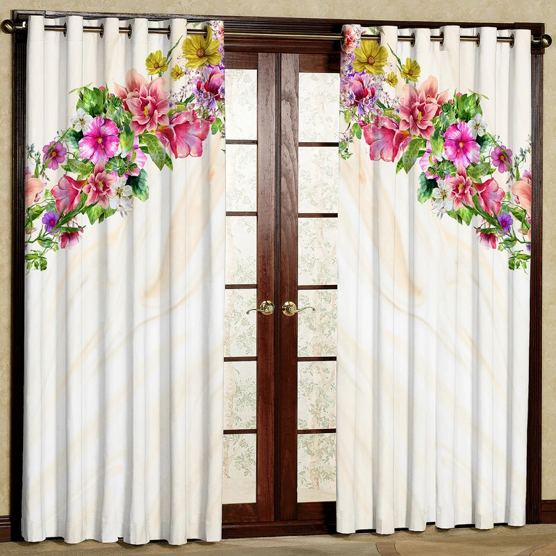  پرده مدل مخمل پانچی کد 4258 سایز 140x280 سانتی متر