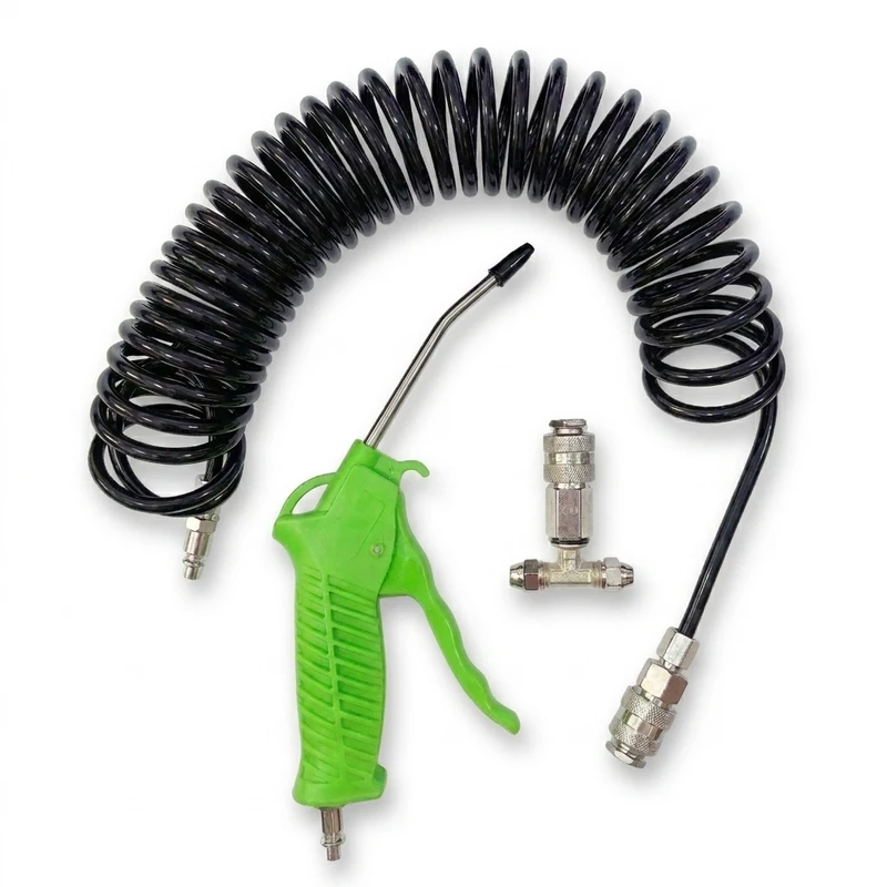 تفنگی باد کمپرسور هوا مدل AIR HOSE مجموعه سه عددی 