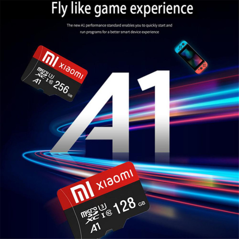 کارت حافظه microSDXC شیائومی مدل A1-eco کلاس 10 استاندارد UHS-I U3 سرعت 40MBps ظرفیت 1 ترابایت