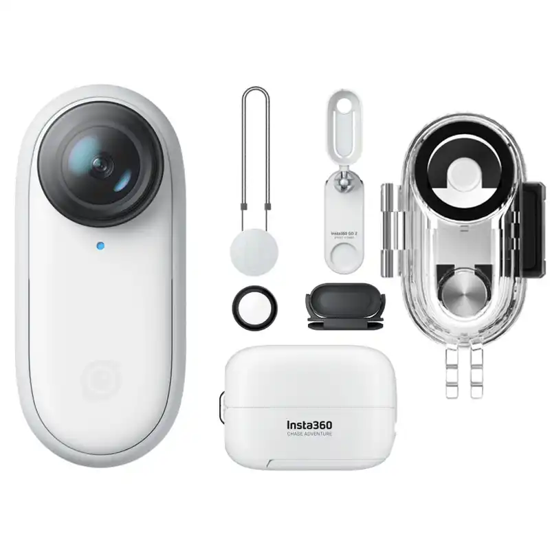 دوربین فیلم برداری ورزشی اینستا 360 مدل Go 2 SUN1219 به همراه مجموعه لوازم جانبی
