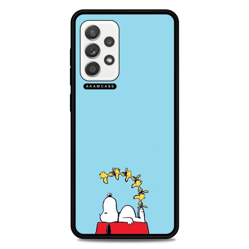 کاور آکام مدل AMC-WSGA52-SNOOPY-30 مناسب برای گوشی موبایل سامسونگ Galaxy A52