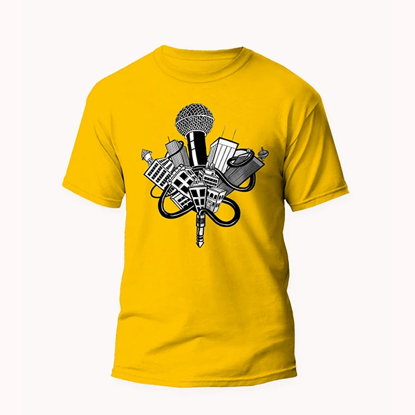 تی شرت آستین کوتاه مردانه مدل موسیقی کد mo002