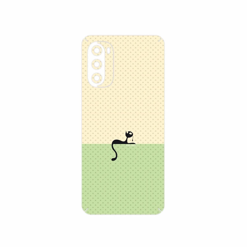 برچسب پوششی ماهوت مدل Minimal Internet Cat Icon مناسب برای گوشی موبایل موتورولا Moto G52