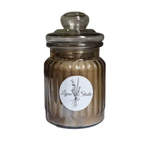 شمع لیوانی لیا مدل برنزی