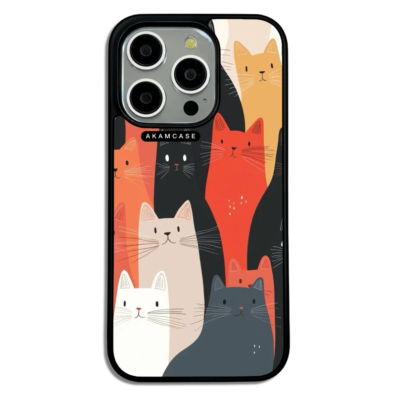 کاور آکام مدل AMC-WA15PRO-CATS-25 مناسب برای گوشی موبایل اپل iPhone 15 Pro