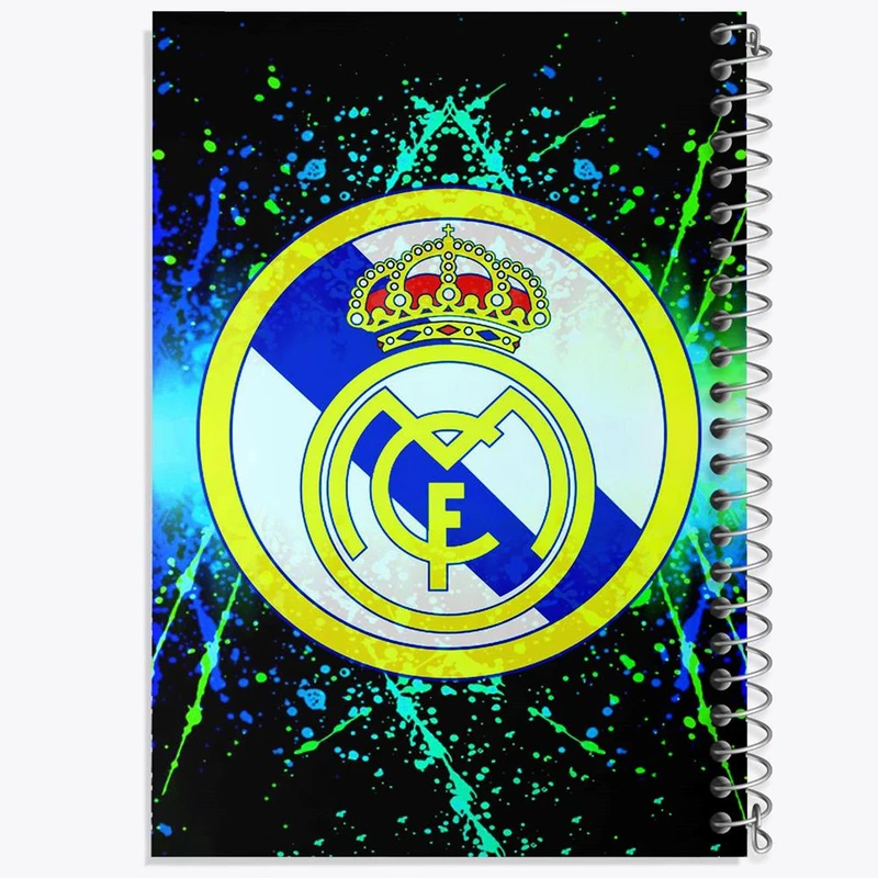 دفتر نقاشی 50 برگ خندالو مدل باشگاه رئال مادرید کد 26364