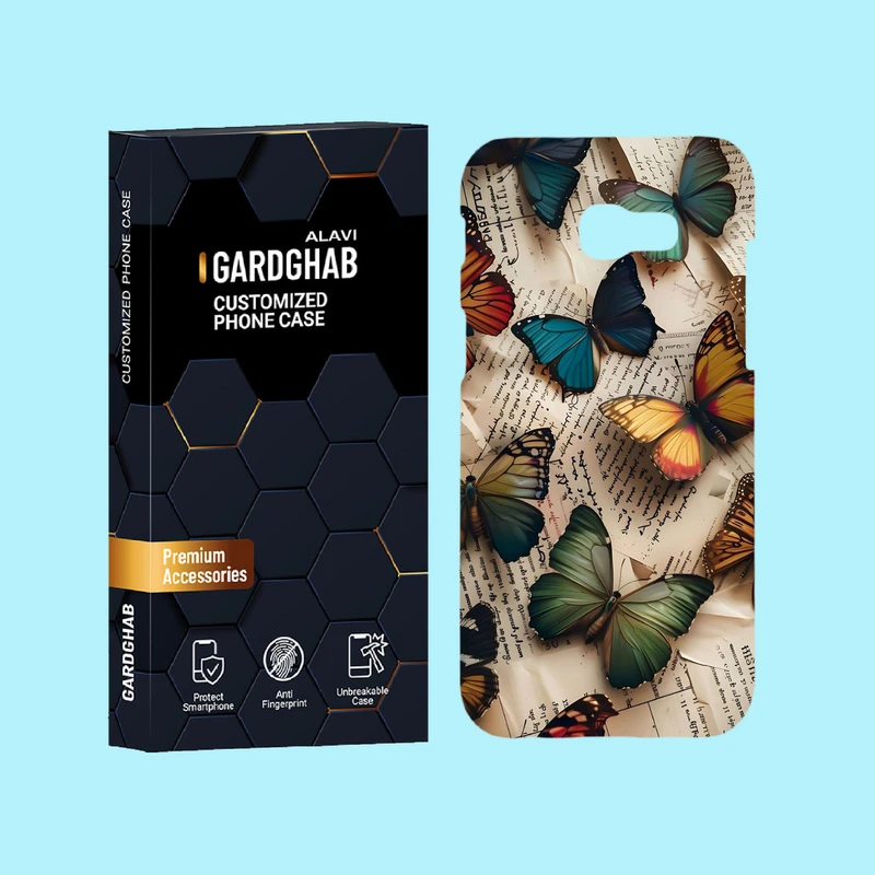 کاور گارد قاب علوی مدل هنری مناسب برای گوشی موبایل سامسونگ Galaxy A5 2017 / A520