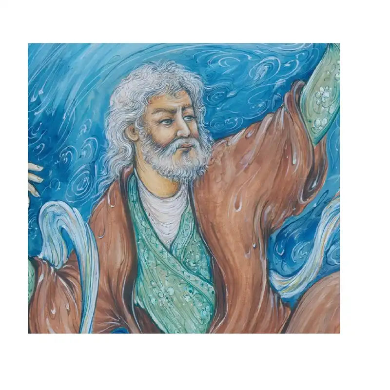 نقاشی خط مدل مینیاتور طرح خیام کد 014