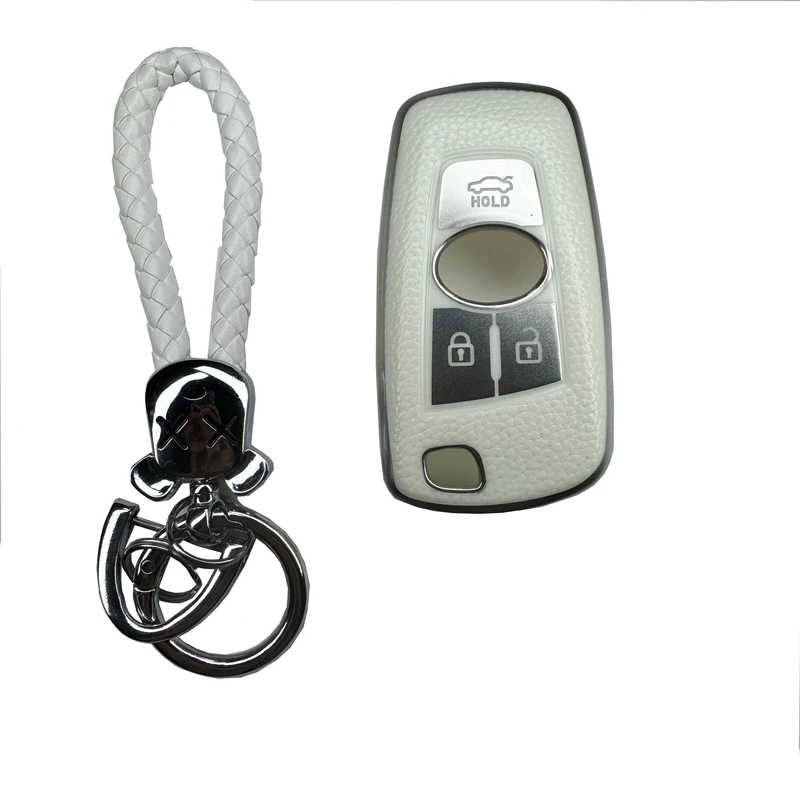 کاور ریموت و سوئیچ خودرو ام آر جی مدل 360 طرح چرمی مناسب برای تارا اتومات به همراه جاسوئیچی