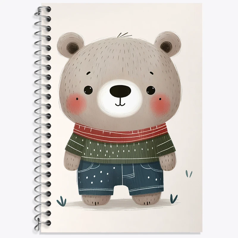 دفتر لغت 50 برگ خندالو طرح خرس بامزه کد N5539