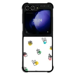 AKAM AMC-WSGZFLIP5-CACTUS-23 Cover For Samsung Galaxy Z Flip 5