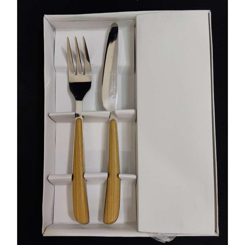   ست کارد و چنگال میوه خوری 12 پارچه فمیلی کد 549