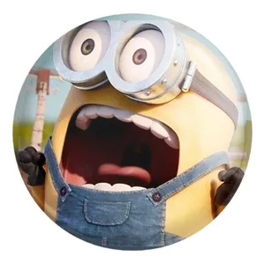 پیکسل خندالو طرح مینیون Minion کد 5912 مدل بزرگ