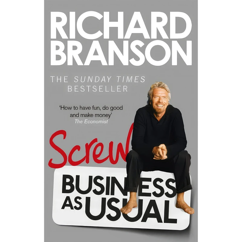 کتاب Screw Business as Usual اثر Richard Branson انتشارات Virgin Books