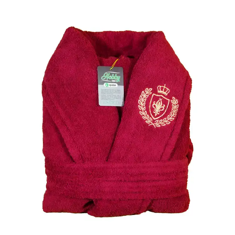 حوله پالتویی هوبی مدل یقه گلدوزی شده سایز 125