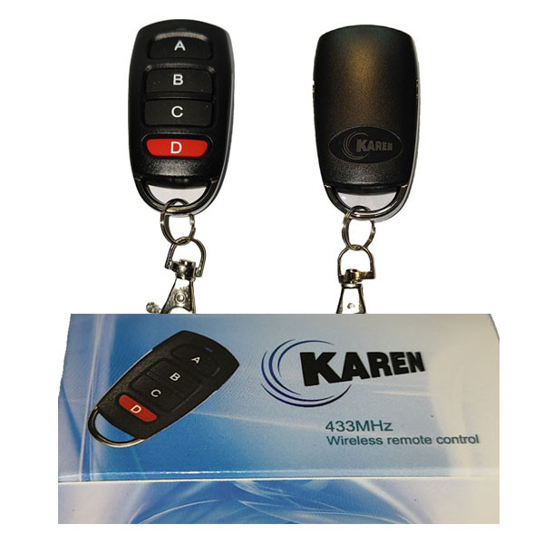 ریموت بلوتوثی دربازکن کارن مدل 433