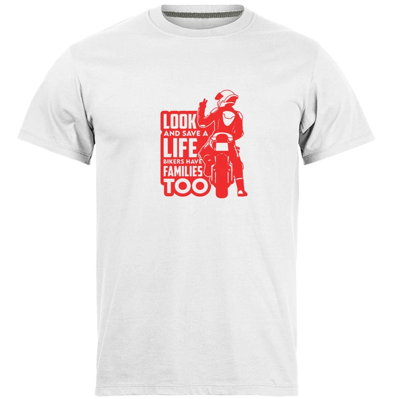 تی‌شرت آستین کوتاه مردانه مدل Look And Save A Life 223