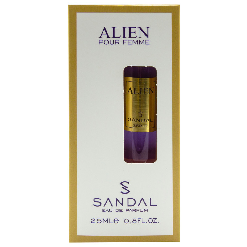 عطر جیبی زنانه صندل مدل ALIEN حجم 25 میلی لیتر